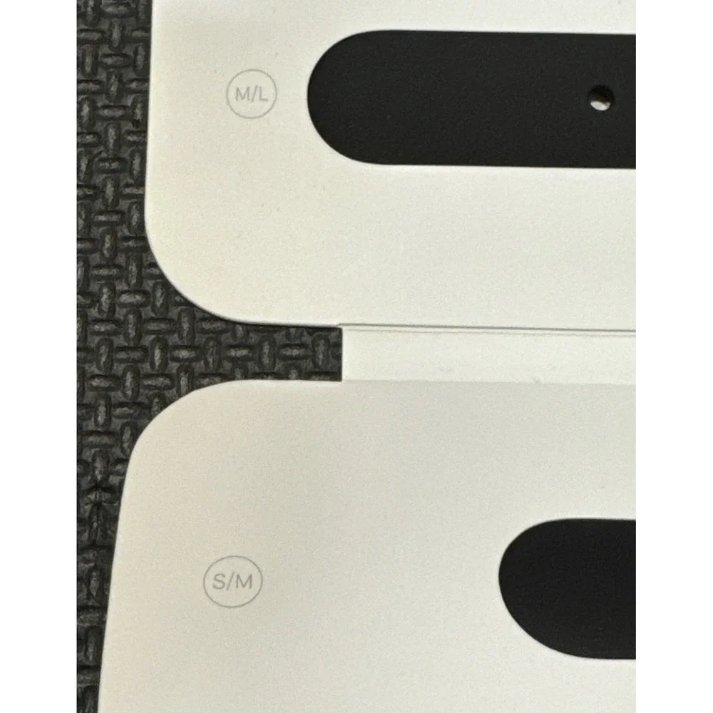 GENUINE APPLE WATCH SILICONE SPORT BAND 42MM S/M & M/L STRAP | BLACK